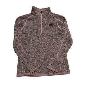 Patagonia Girl’s XL Better Sweater® Quarter-Zip Pullover Hazy Purple